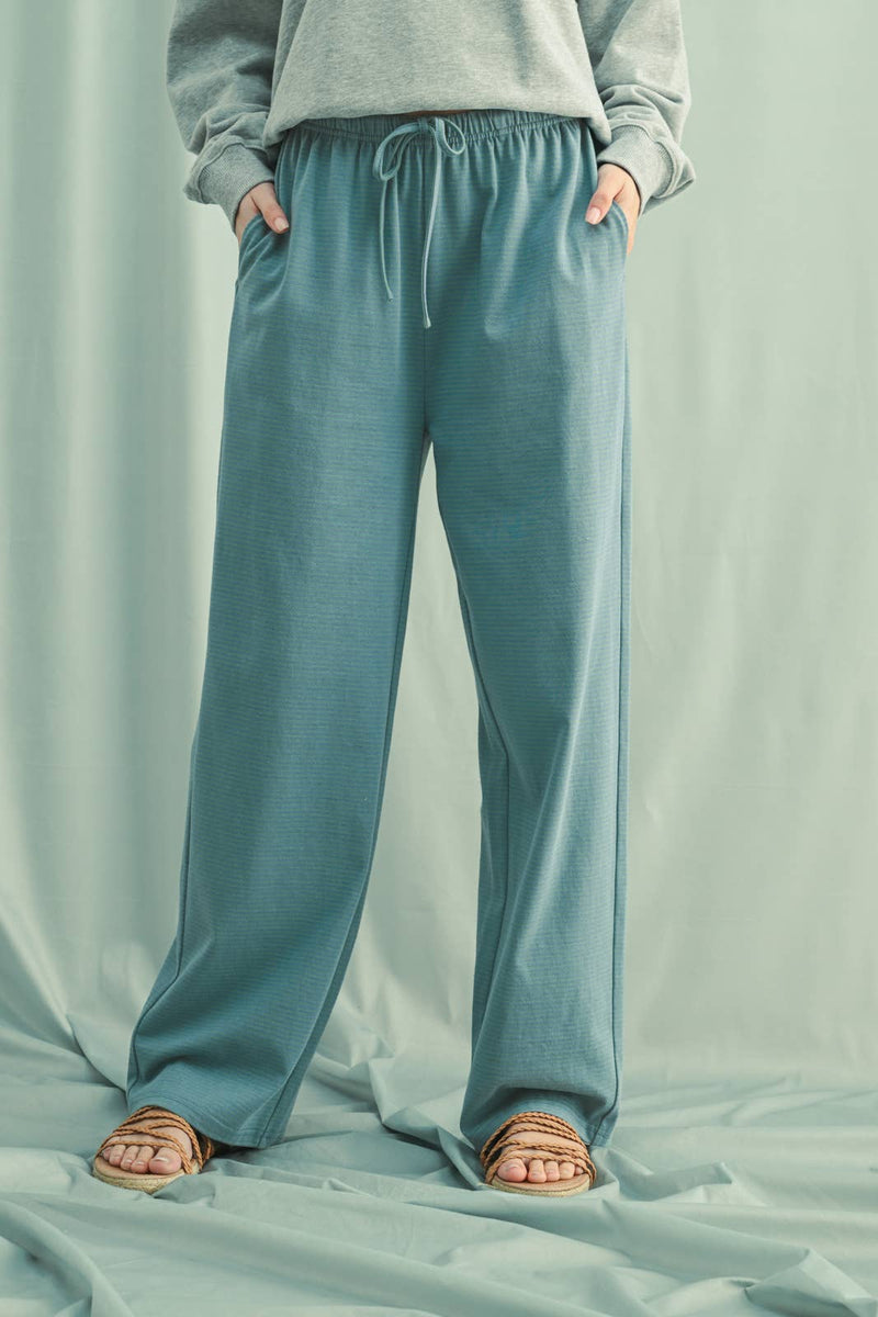 Striped Pants - Blue & Green