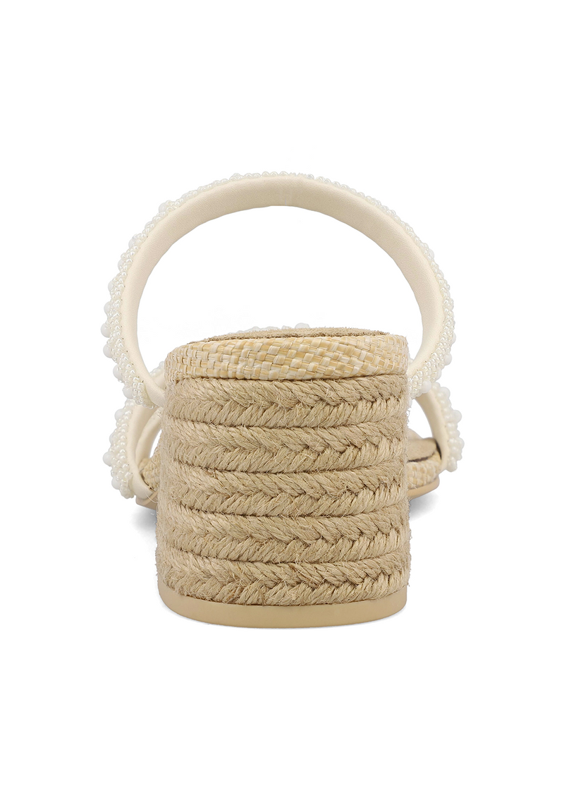 MIA • Inara Beads Heel - Bone