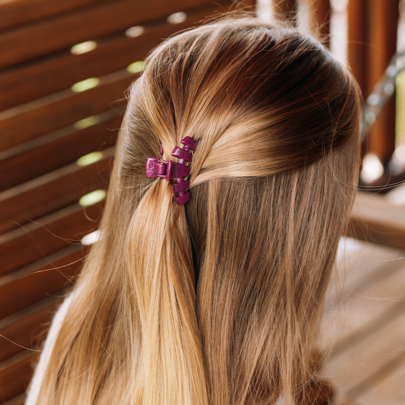 Teleties • Classic Claw Clip - Mulberry (Tiny)