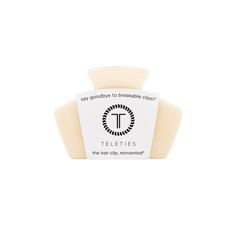 Teleties • Classic Claw Clip - Almond Beige (Petite)