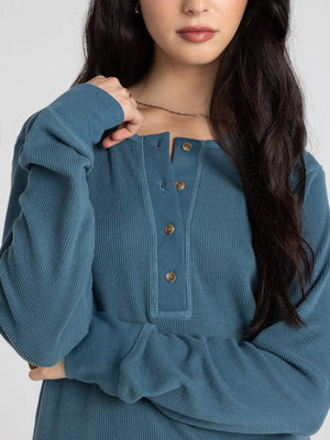 Thread & Supply • Tana Top - Mallard Blue