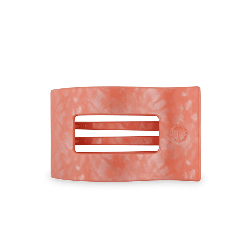 Teleties • Flat Rectangle Hair Clip - Dreamsicle (Medium)