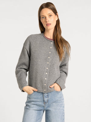 Thread & Supply • Dover Cardigan - Heather & Charcoal