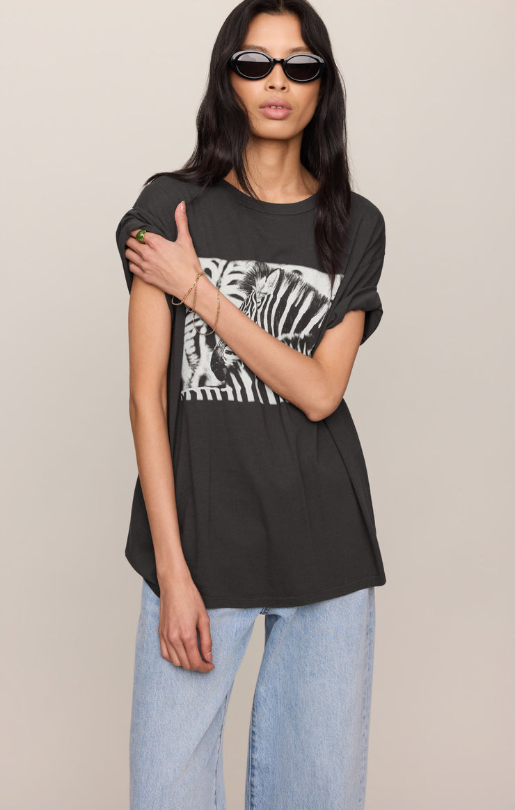 Z Supply • Zebra City Tee - Black Sand
