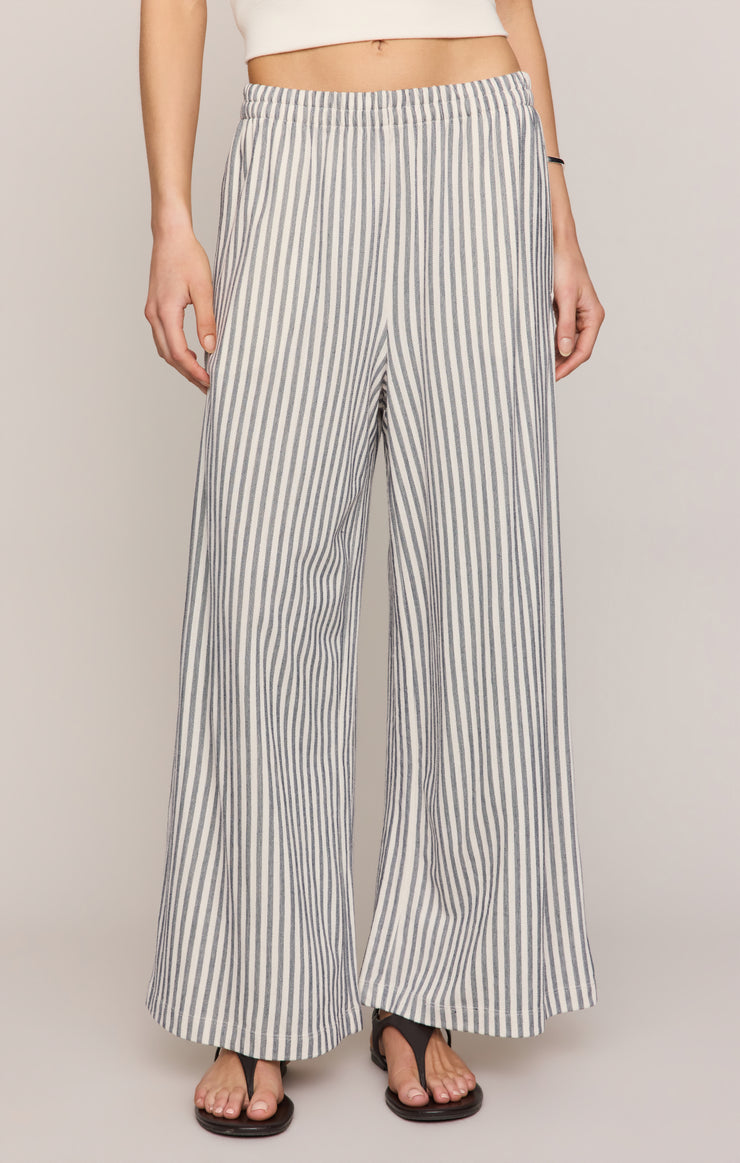Z Supply • Scout Knit Striped Pants - Eclipse