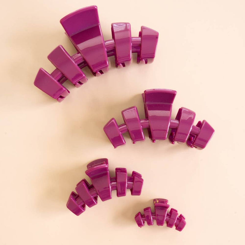 Teleties • Classic Claw Clip - Mulberry (Tiny)