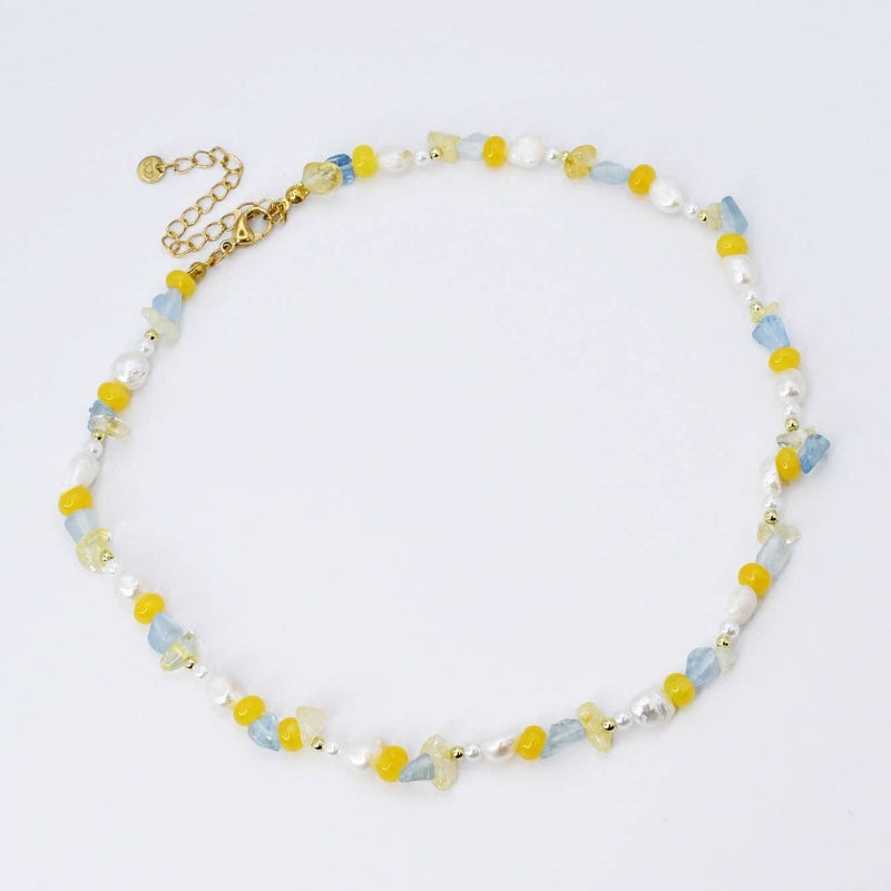 So Happy Gemstone Necklace