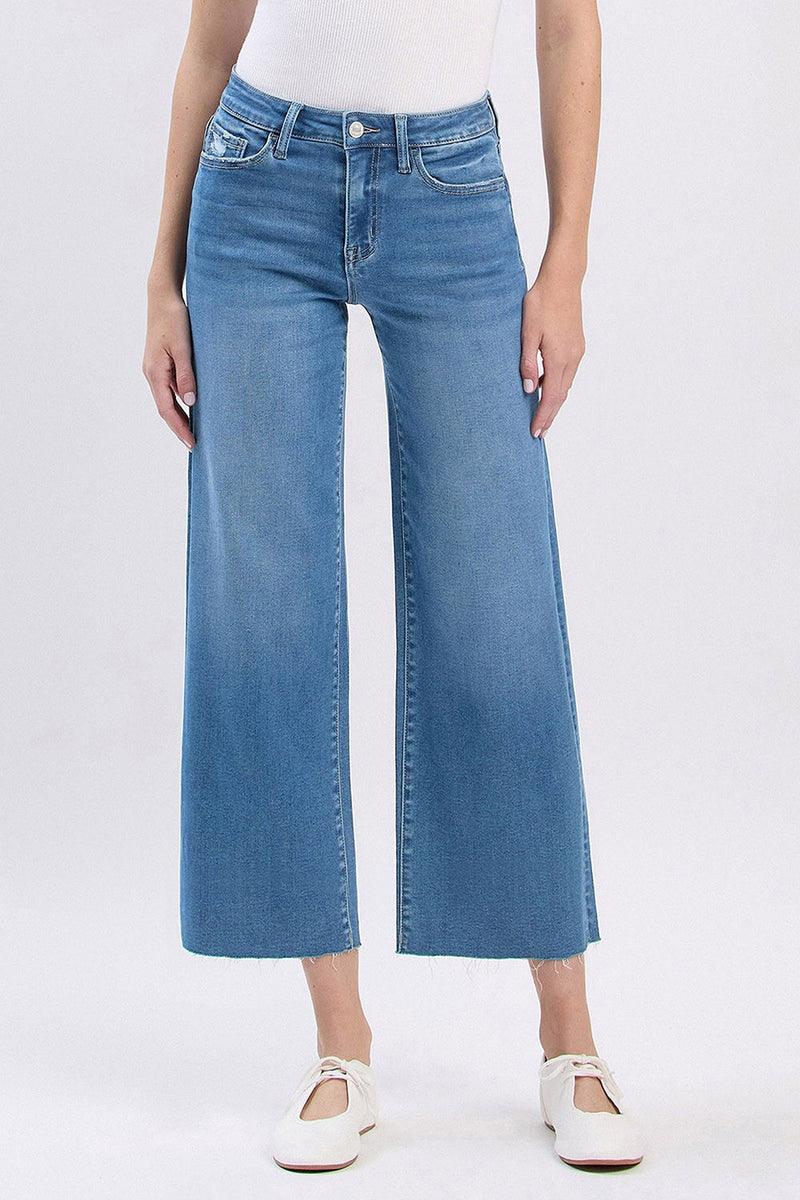 Vervet Aileeah High Rise Super Soft Crop Slim Wide Right