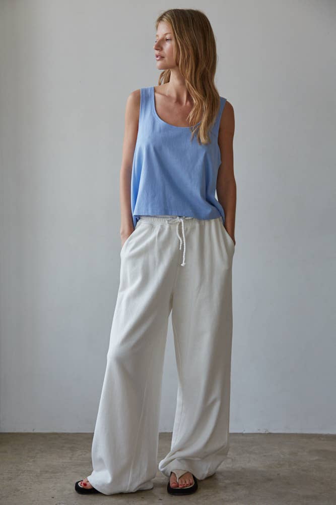Scoop Neck Tank - Periwinkle