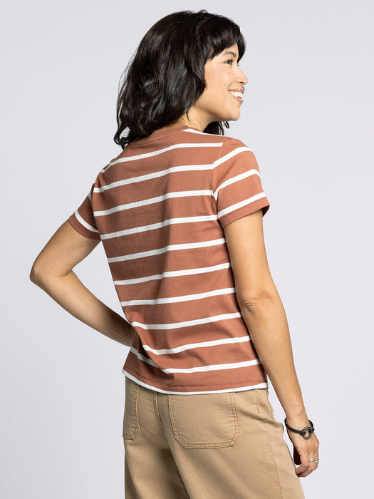 Thread & Supply • Asher Tee - Brown & White