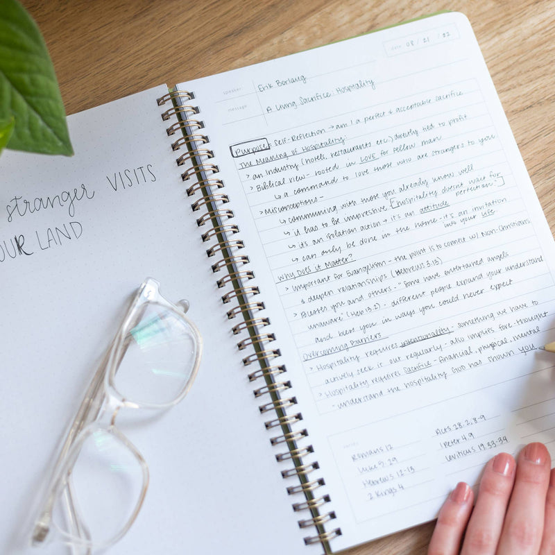 Church Notes • Dove Grey Bible Study Notebook