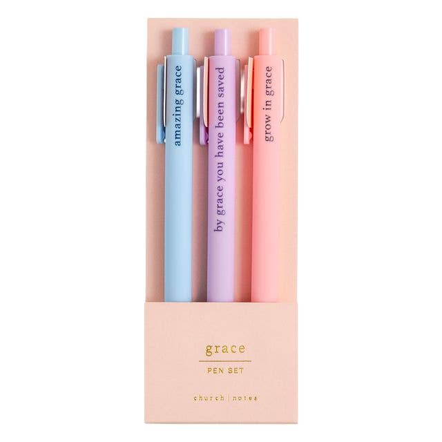 Church Notes • Grace Bible Study Pen Set