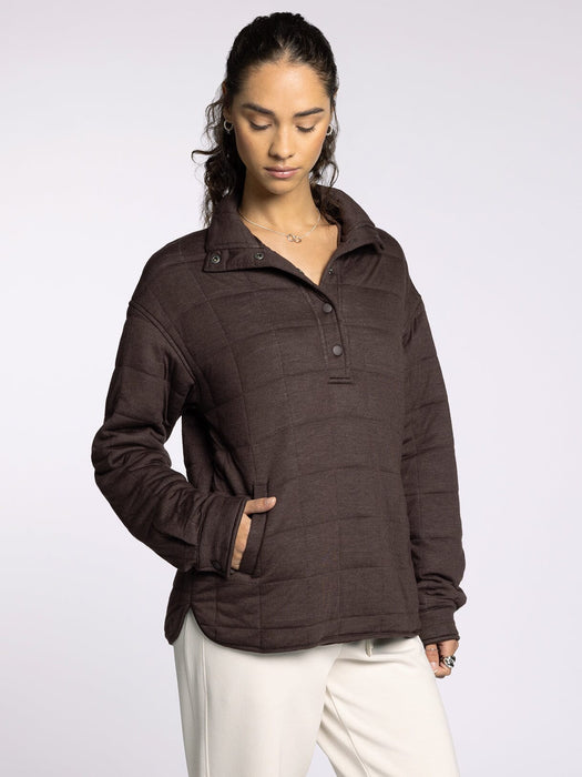 Thread & Supply • Indiana Pullover - Coffee Heather