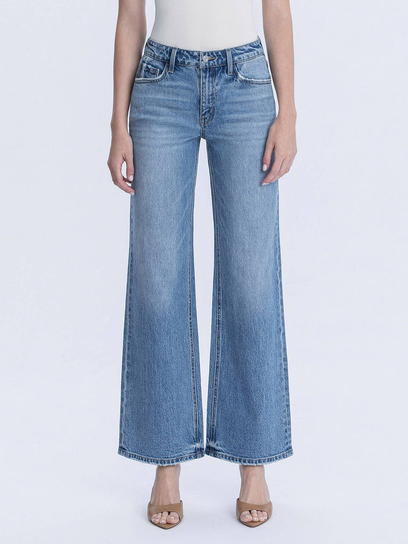 Vervet • High Rise Wide Leg Jeans - Astonishing