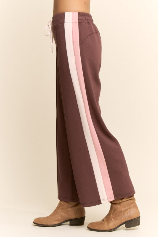 Sweatpant - Brown & Pink (Curvy)
