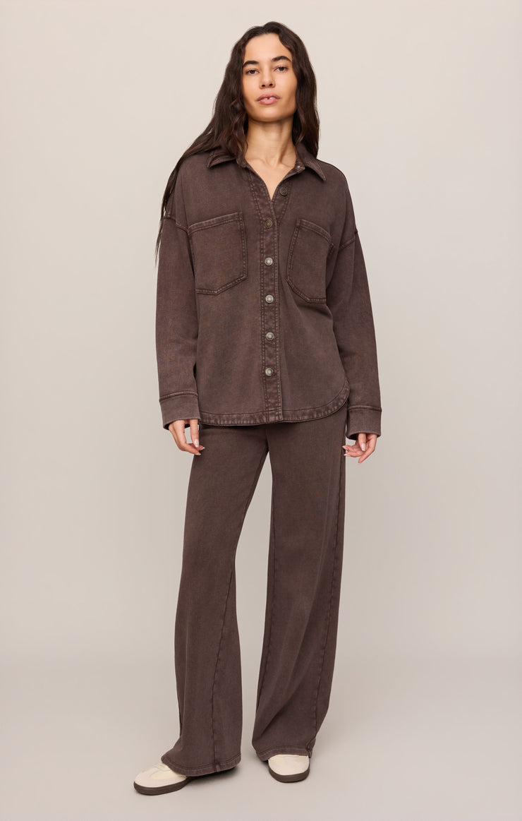 Z Supply • Hunter Knit Pants - Dark Chocolate