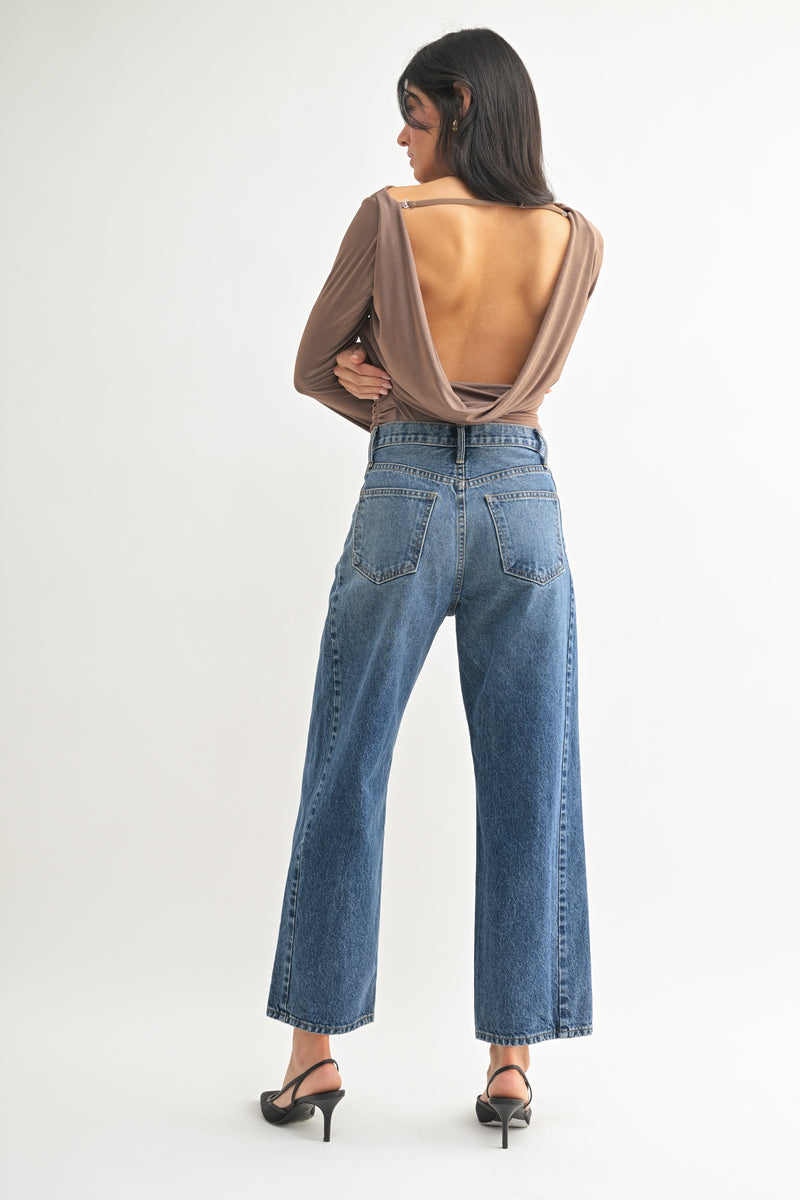 Just Black Denim • Barrel Jean Twist - Dark Denim