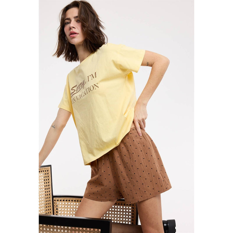 Polka Dot Shorts - Espresso & Black
