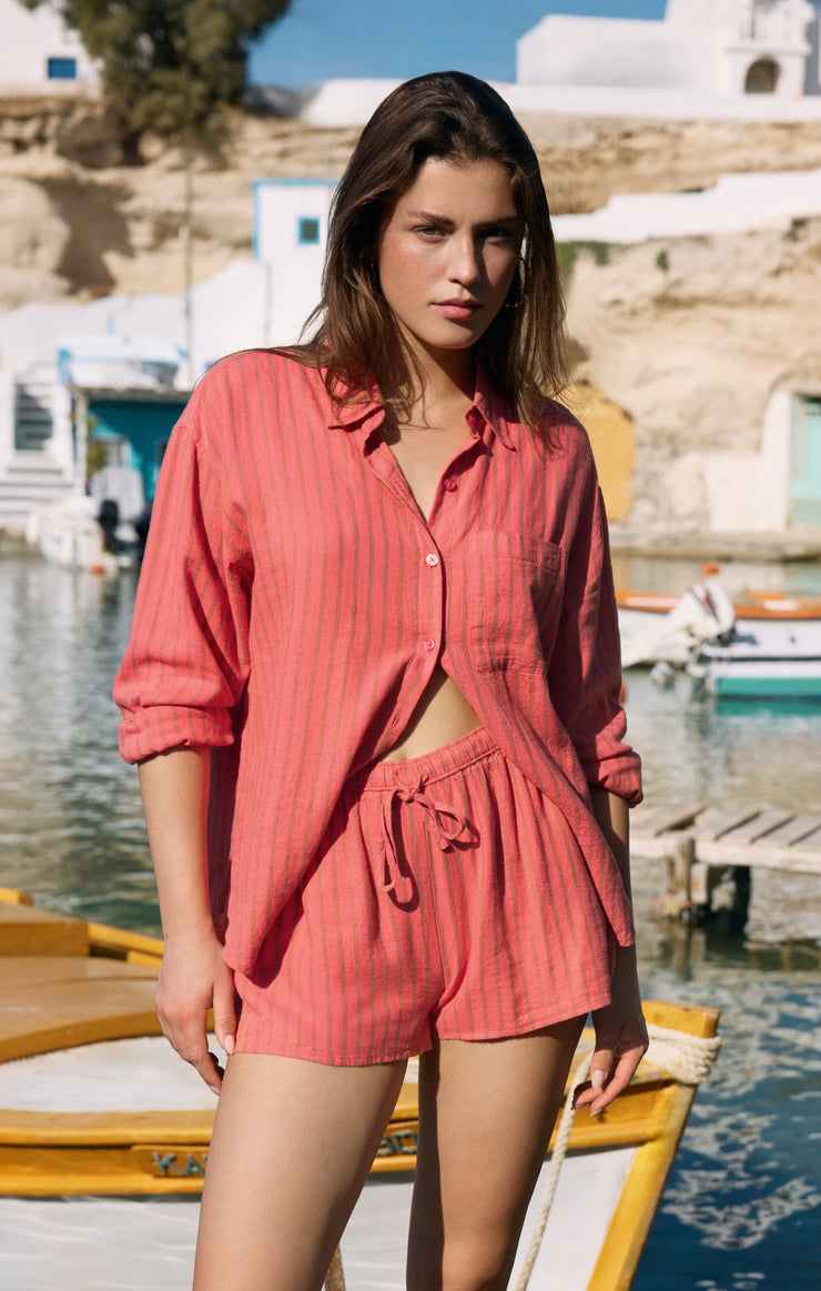 Z Supply • The Perfect Striped Button Up - Gelato