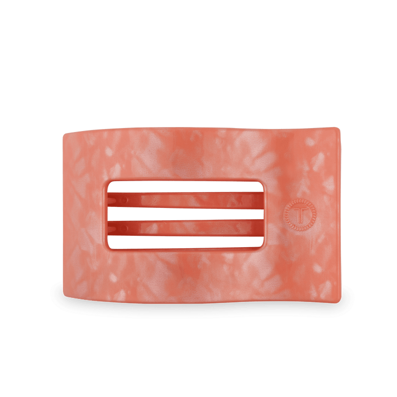 Teleties • Flat Rectangle Hair Clip - Dreamsicle (Large)
