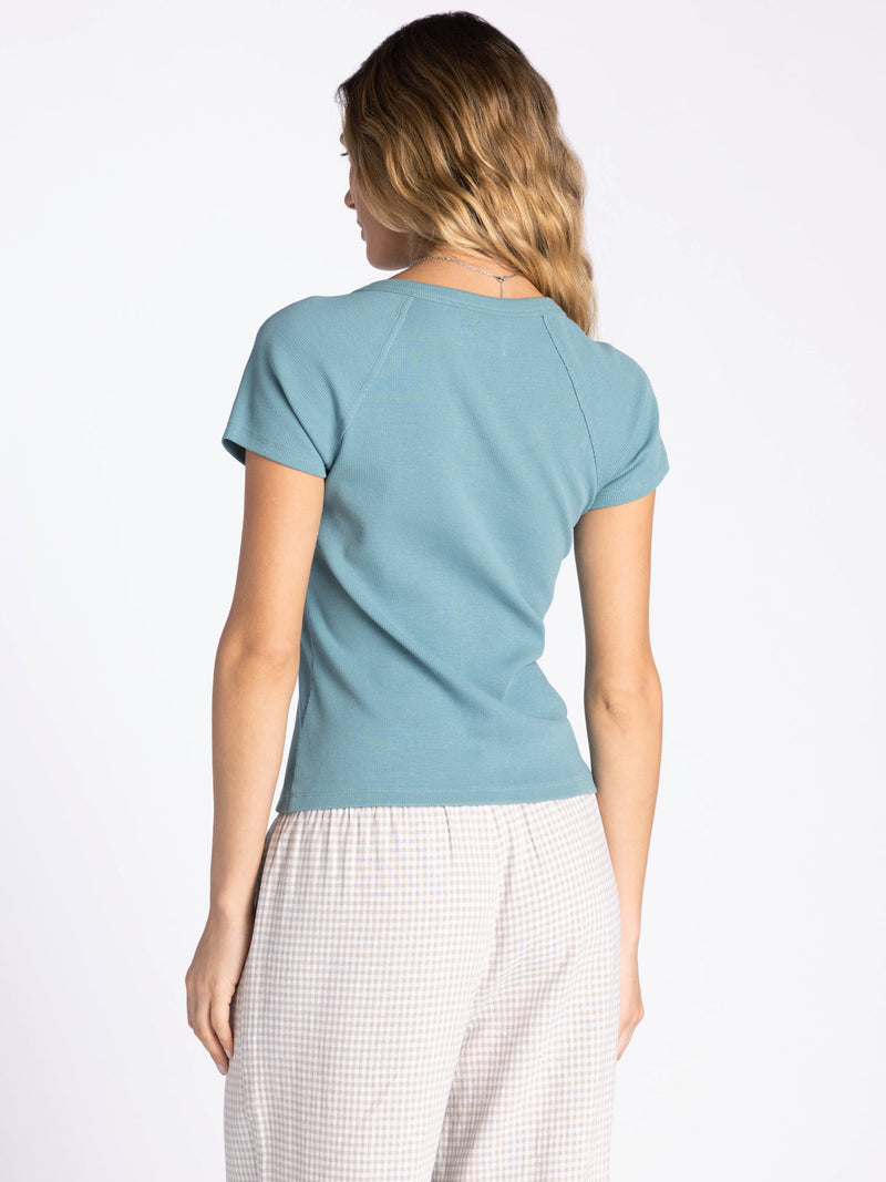 Thread & Supply • Adina Top - Aqua Steel
