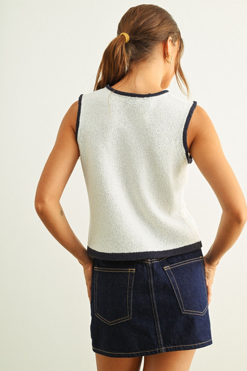 Flag Knitted Tank