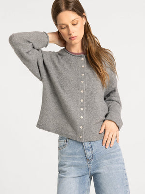 Thread & Supply • Dover Cardigan - Heather & Charcoal