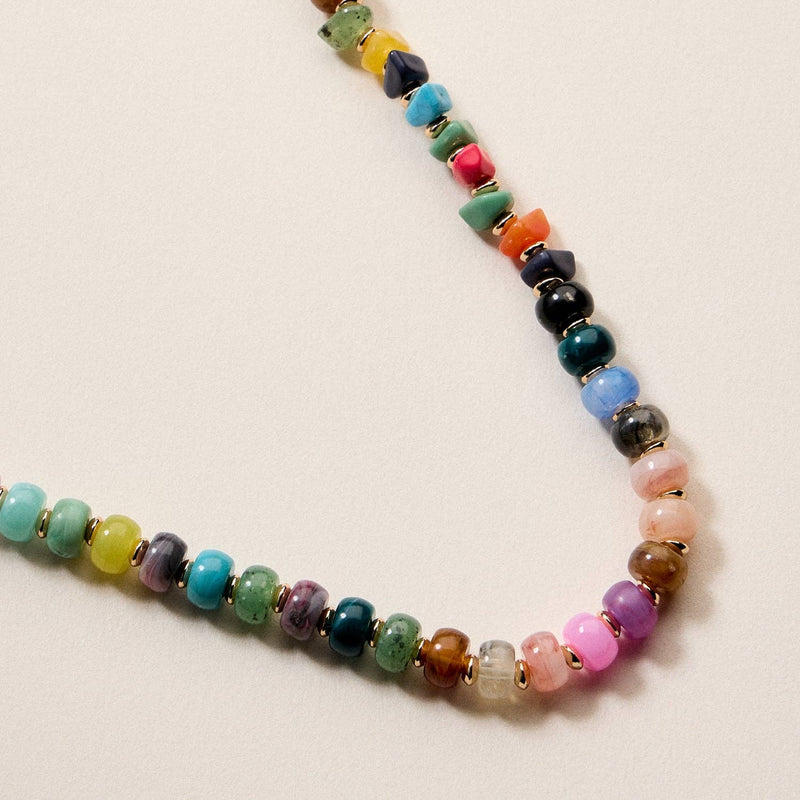 Colorful Beaded Necklace - Multi