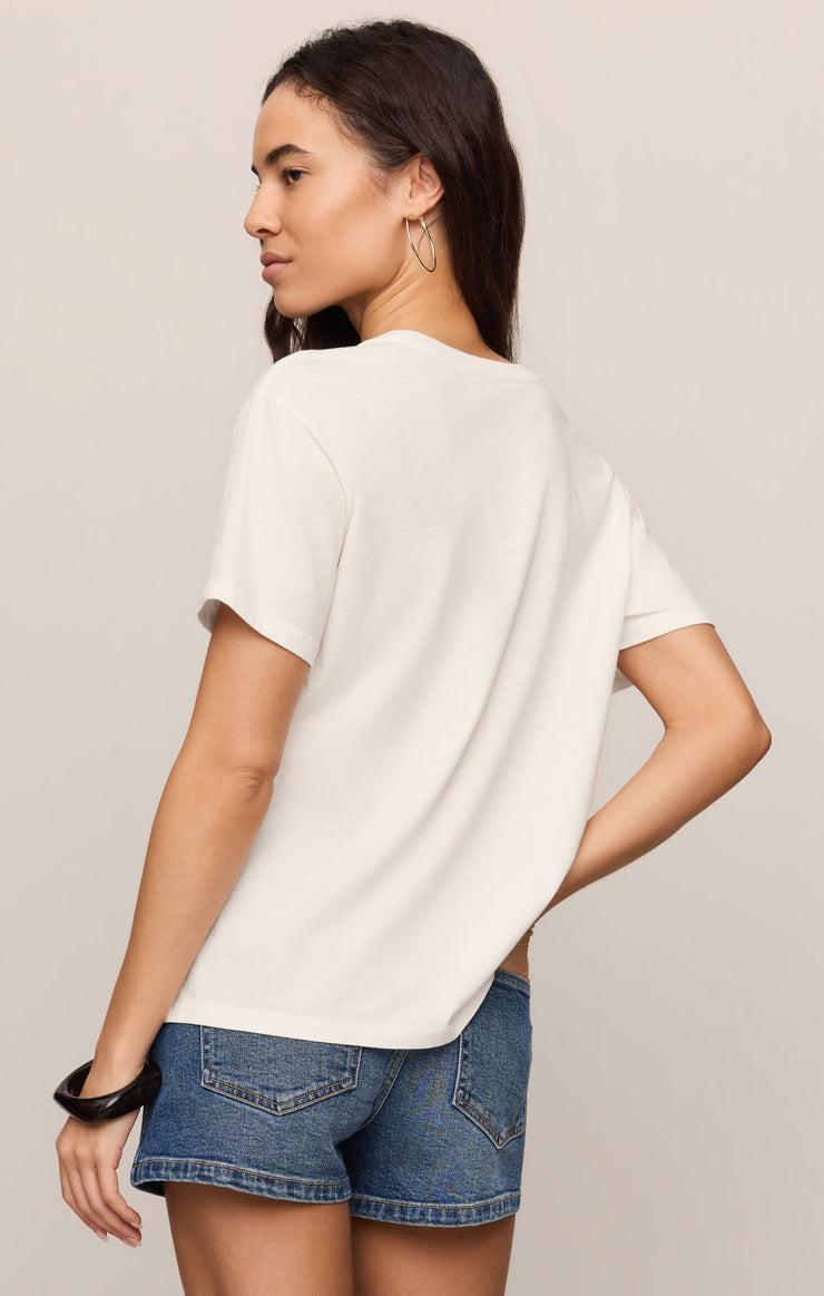 Z Supply • La Playa Boyfriend Tee - Sea Salt
