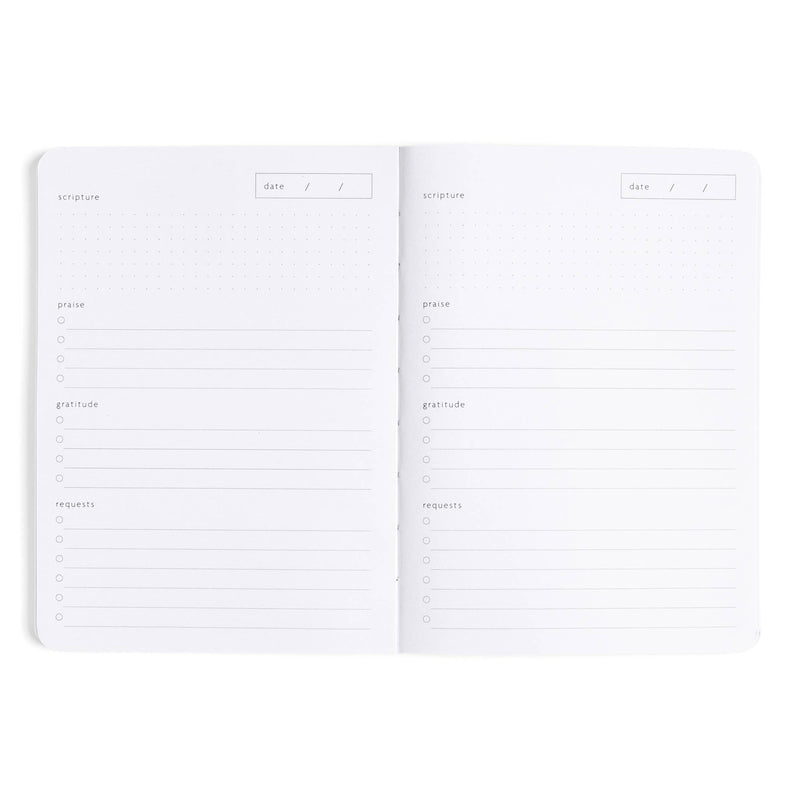 Church Notes • Guided Prayer & Reflection Journal - Dove Grey