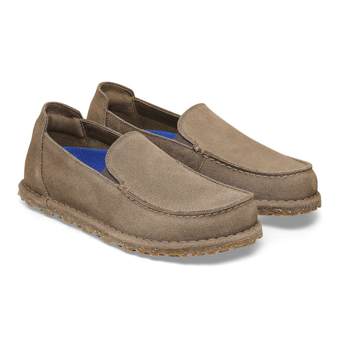 Birkenstock • Utti Suede Leather Slip On - Gray Taupe