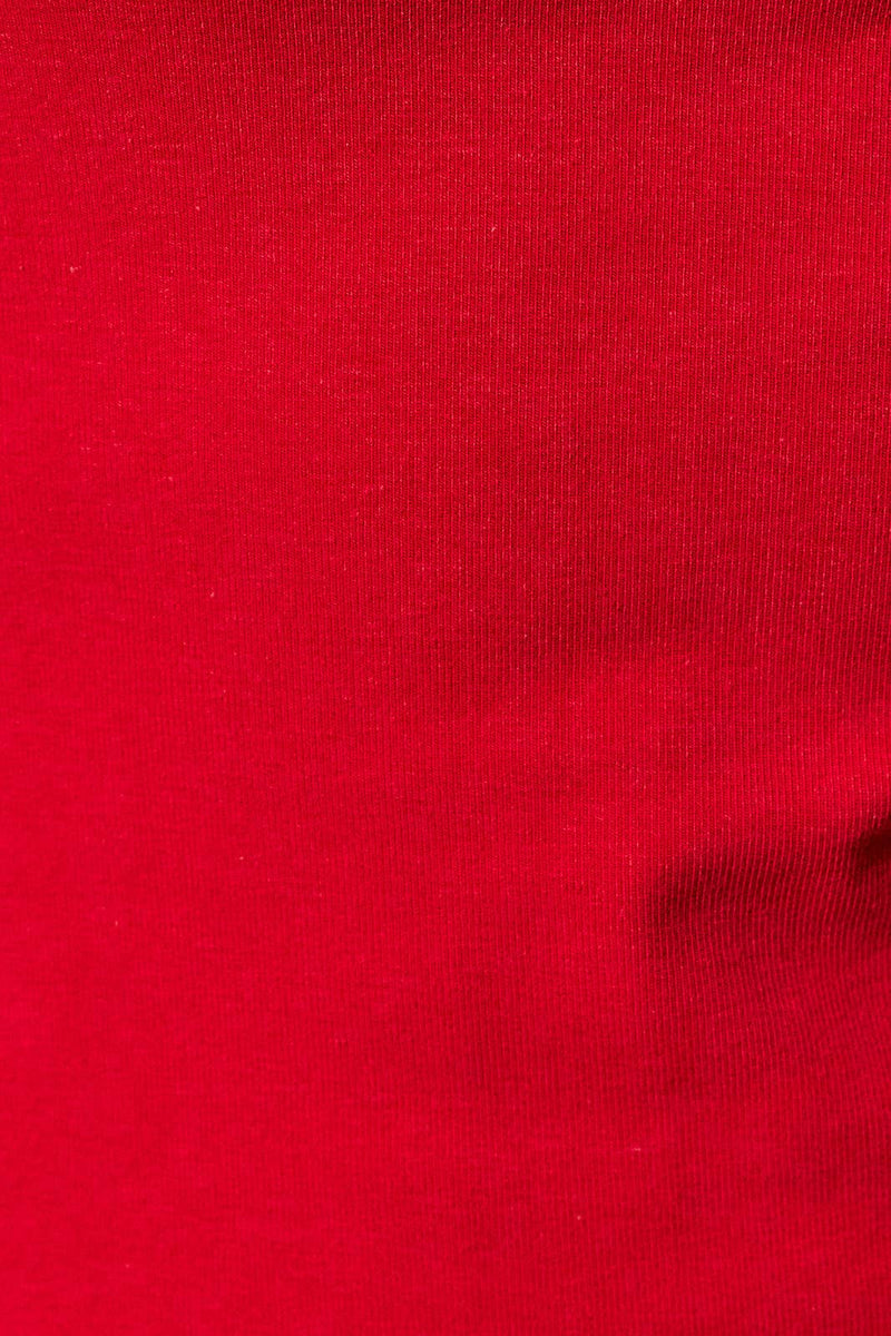 Henley T Shirt - Red