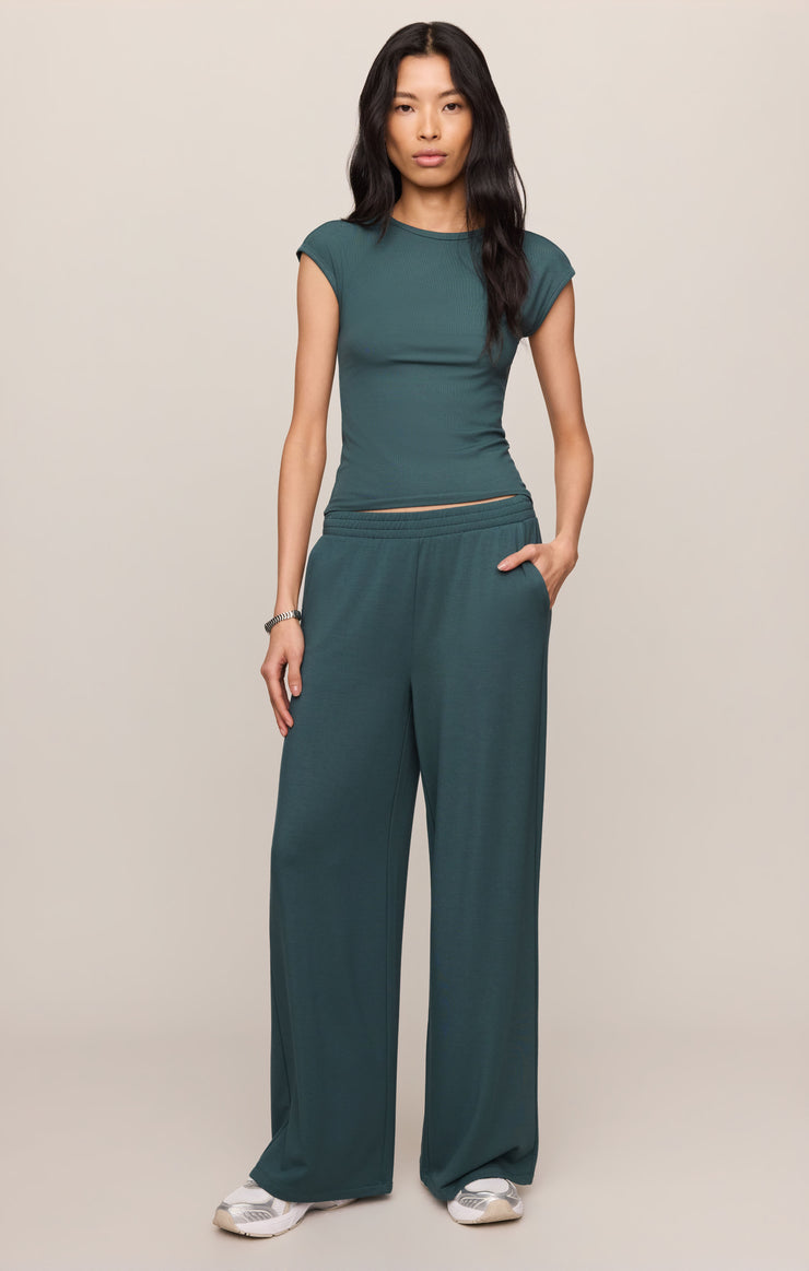 Z Supply • In Transit Modal Pants - Emerald Cove