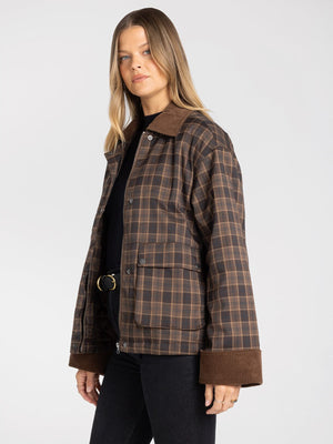 Thread & Supply • Orchard Jacket - Brown Plaid