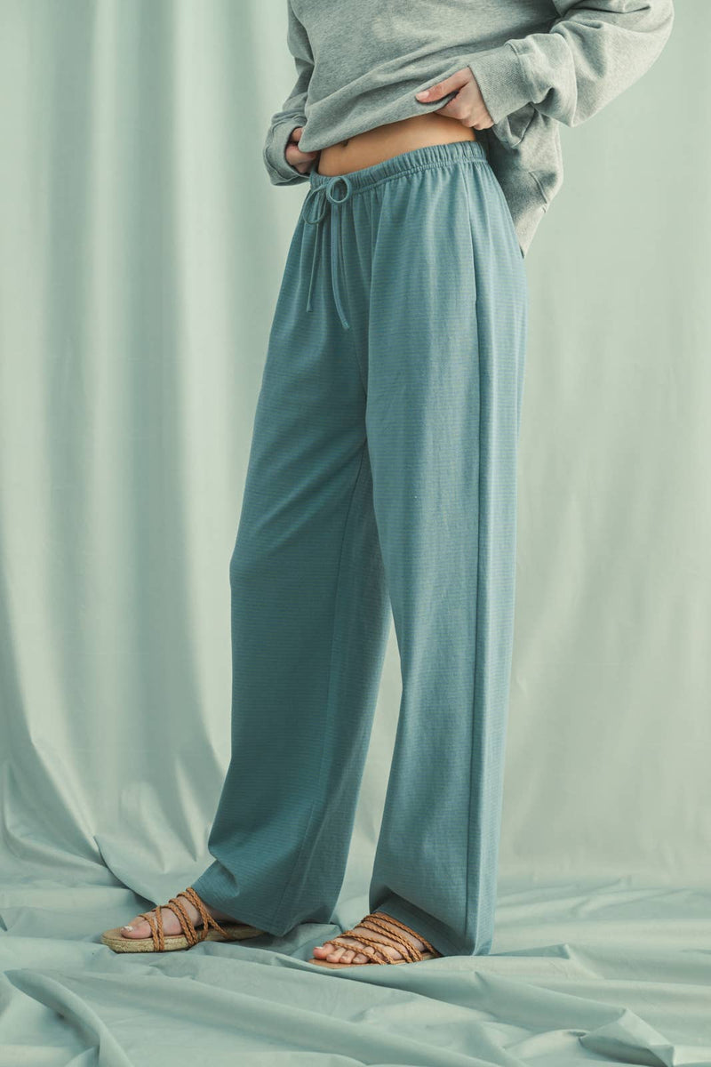 Striped Pants - Blue & Green