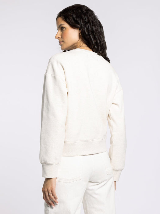 Thread & Supply • Serenity Crewneck Sweatshirt - Heather Oatmeal