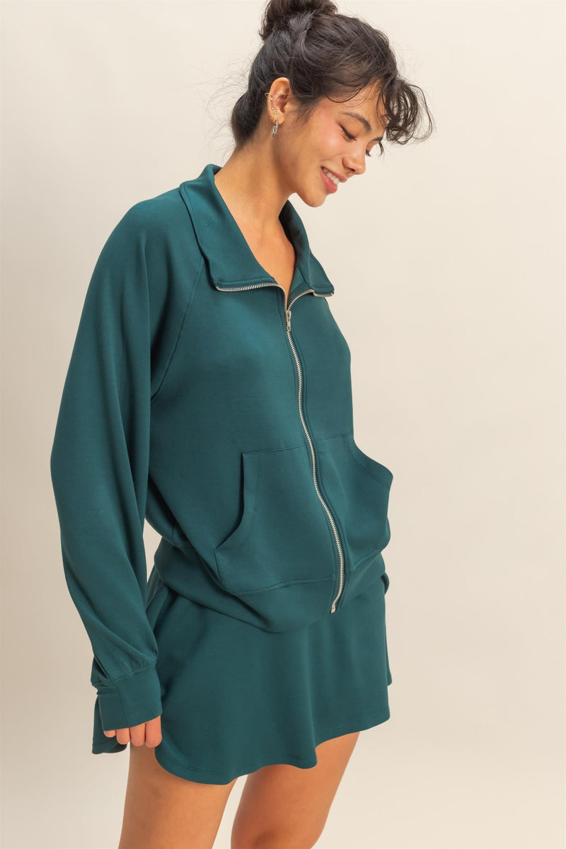 Scuba Jacket - Deep Green