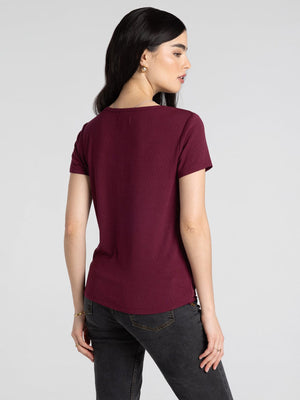 Thread & Supply • Evanore top - Zinfandel