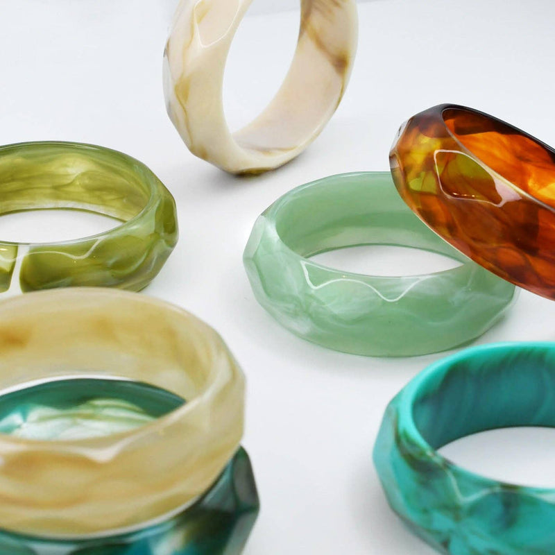 Prism Pop Bangle - Olive Green