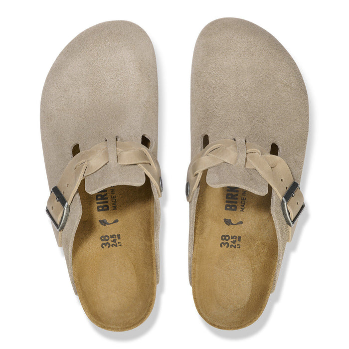 Birkenstock • Boston Braided Narrow Fit - Taupe