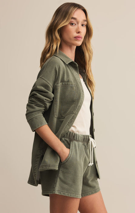 Z Supply • All Day Knit Jacket - Hunter Green