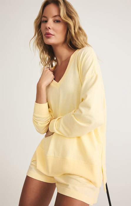 Z Supply • Weekender V Neck - Mellow Yellow