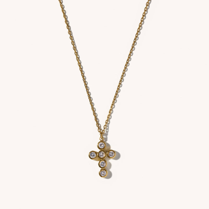 Faith Gem Cross Necklace