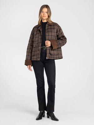 Thread & Supply • Orchard Jacket - Brown Plaid
