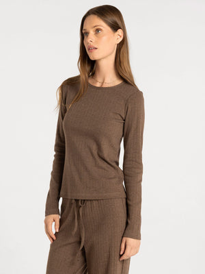 Thread & Supply • Luisa Top - Brown/Heather