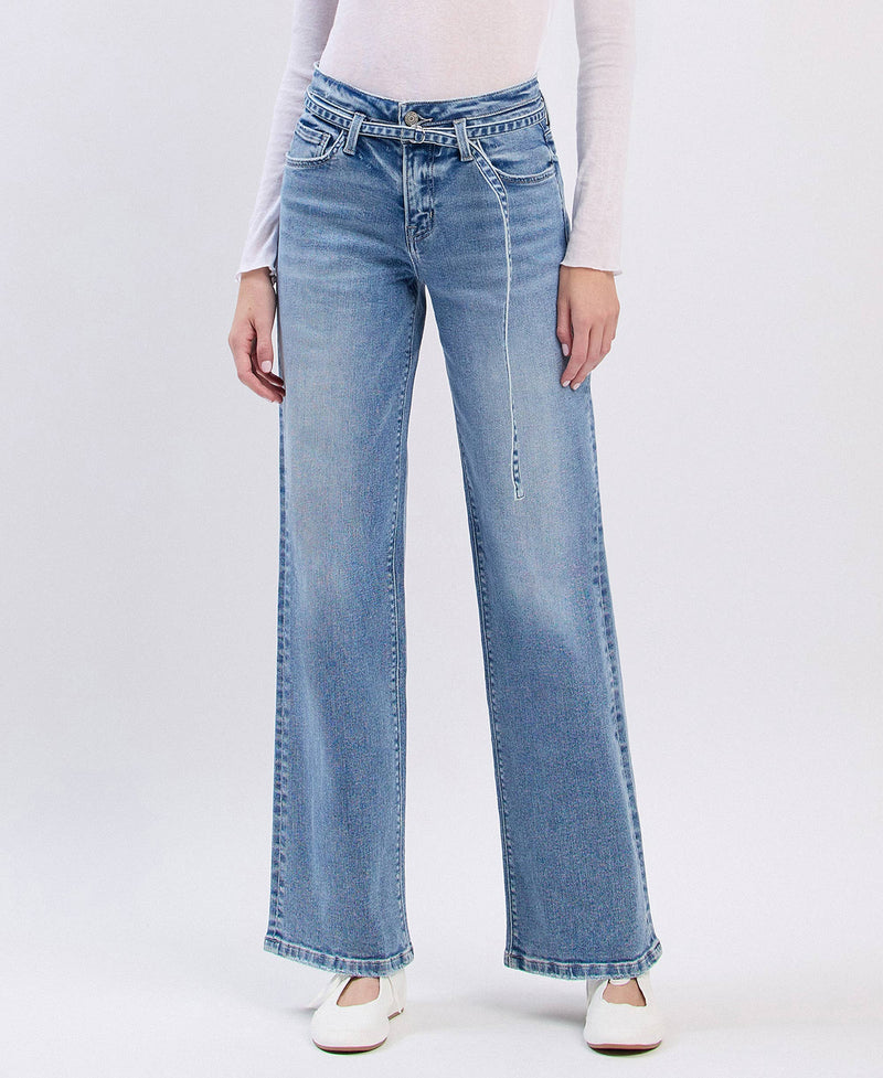 Vervet Olivia High Rise With Belt - Lucid