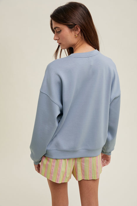 Oversized Pullover - Cloud