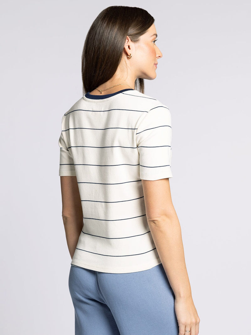 Thread & Supply • Sammie Tee - Off White & Navy