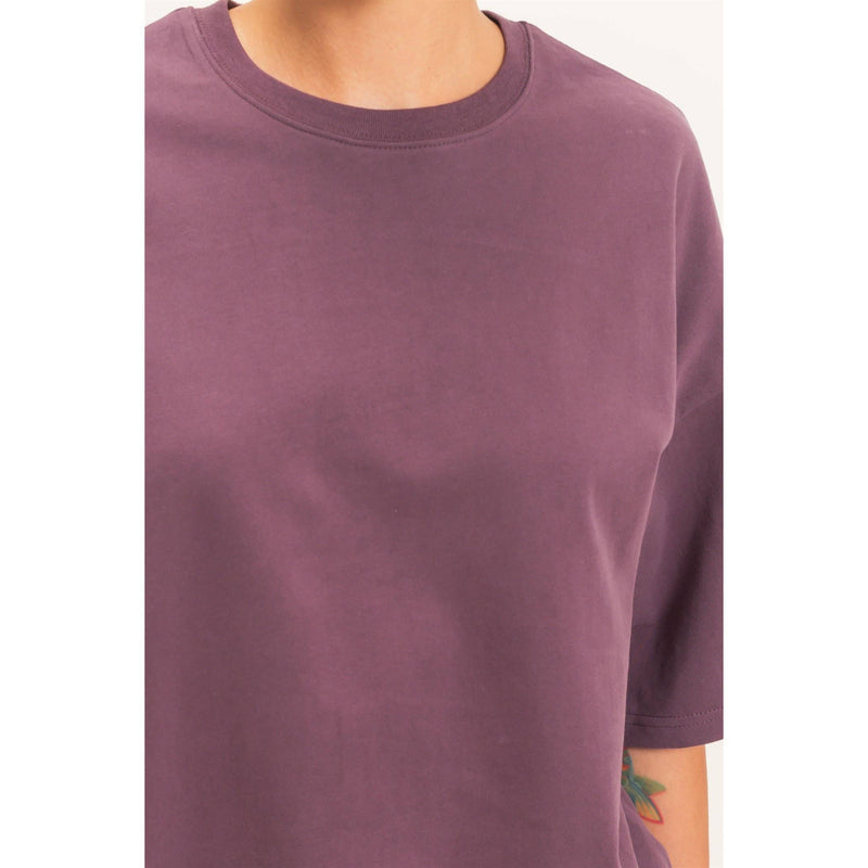 Washed Cotton T-Shirt - Cocoa