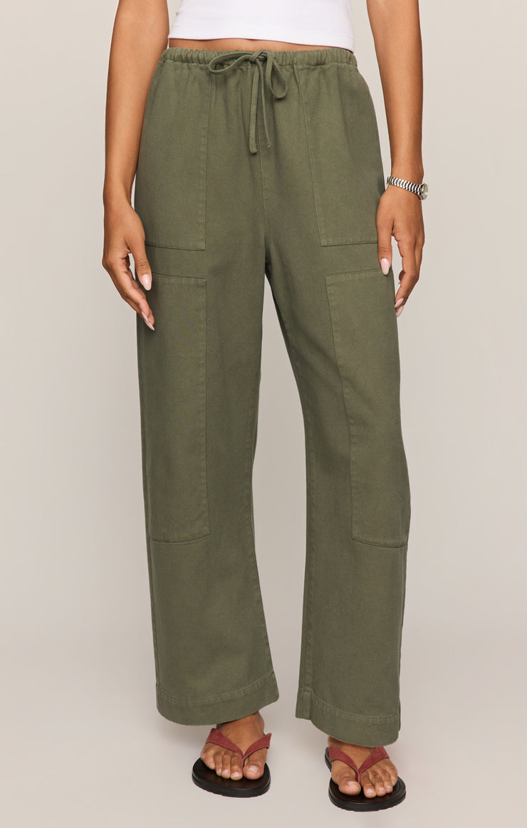 Z Supply • Kit Twill Carpenter Pants - Dusk Sage